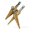 3pcs дюйм Hex HSS Step Step Drill